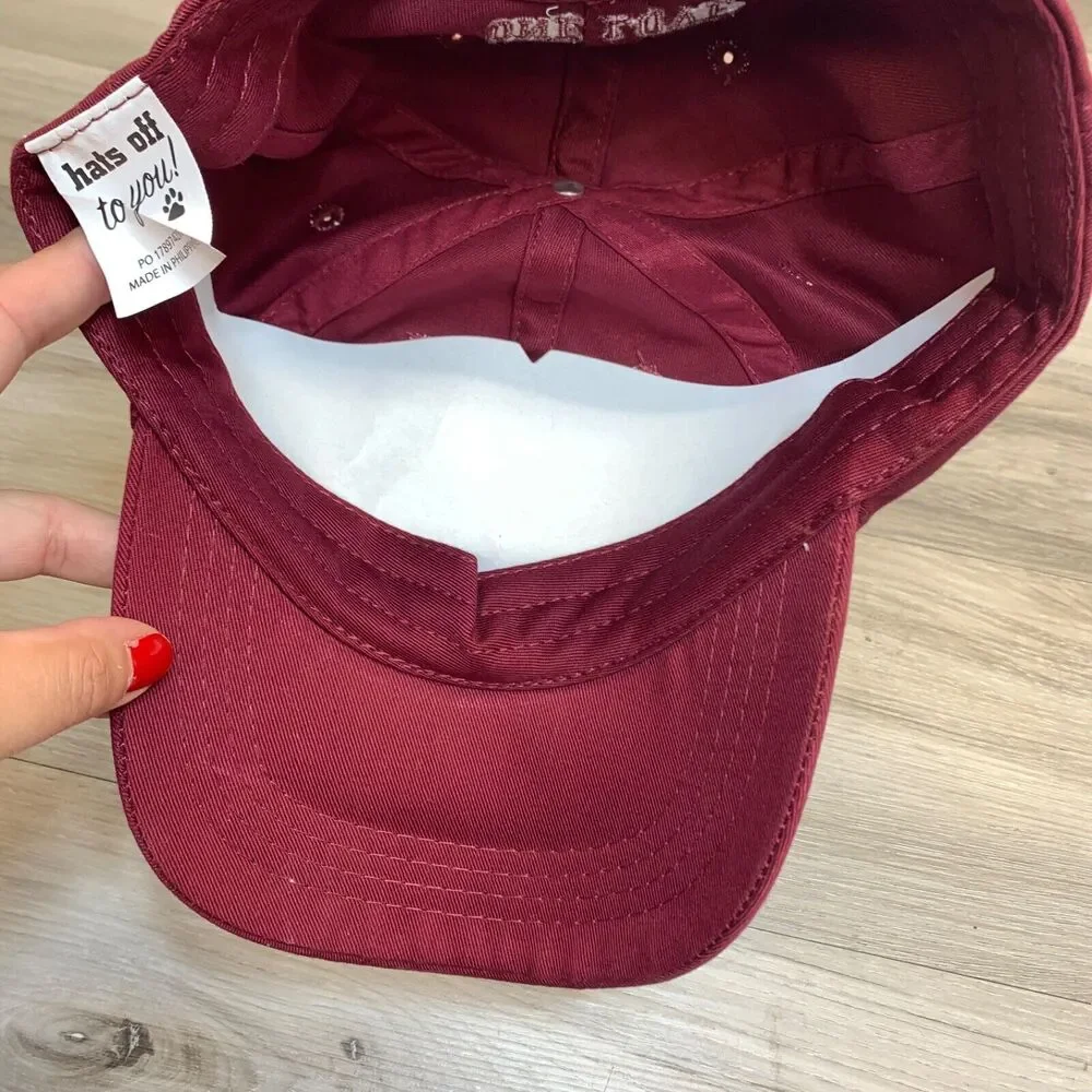 Raising Cane's Chicken Fingers‎ Employee Hat Cap Red One Love Adjustable